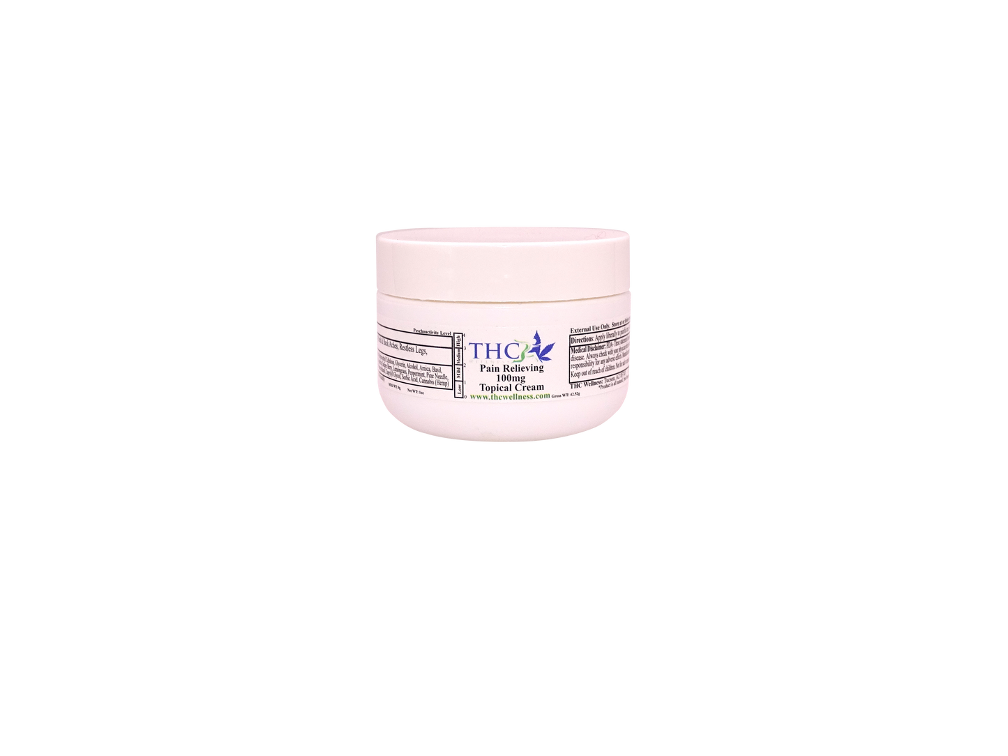 1oz 100mg Topical Cream