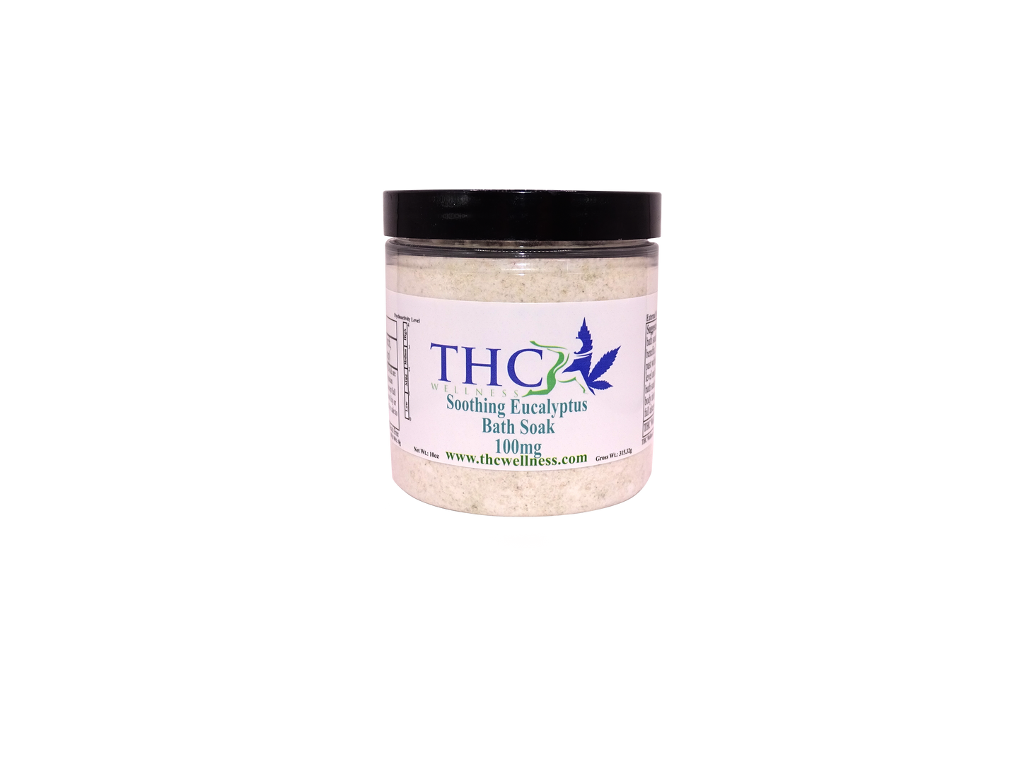 100mg Eucalyptus Bath Soaks (10oz jar)