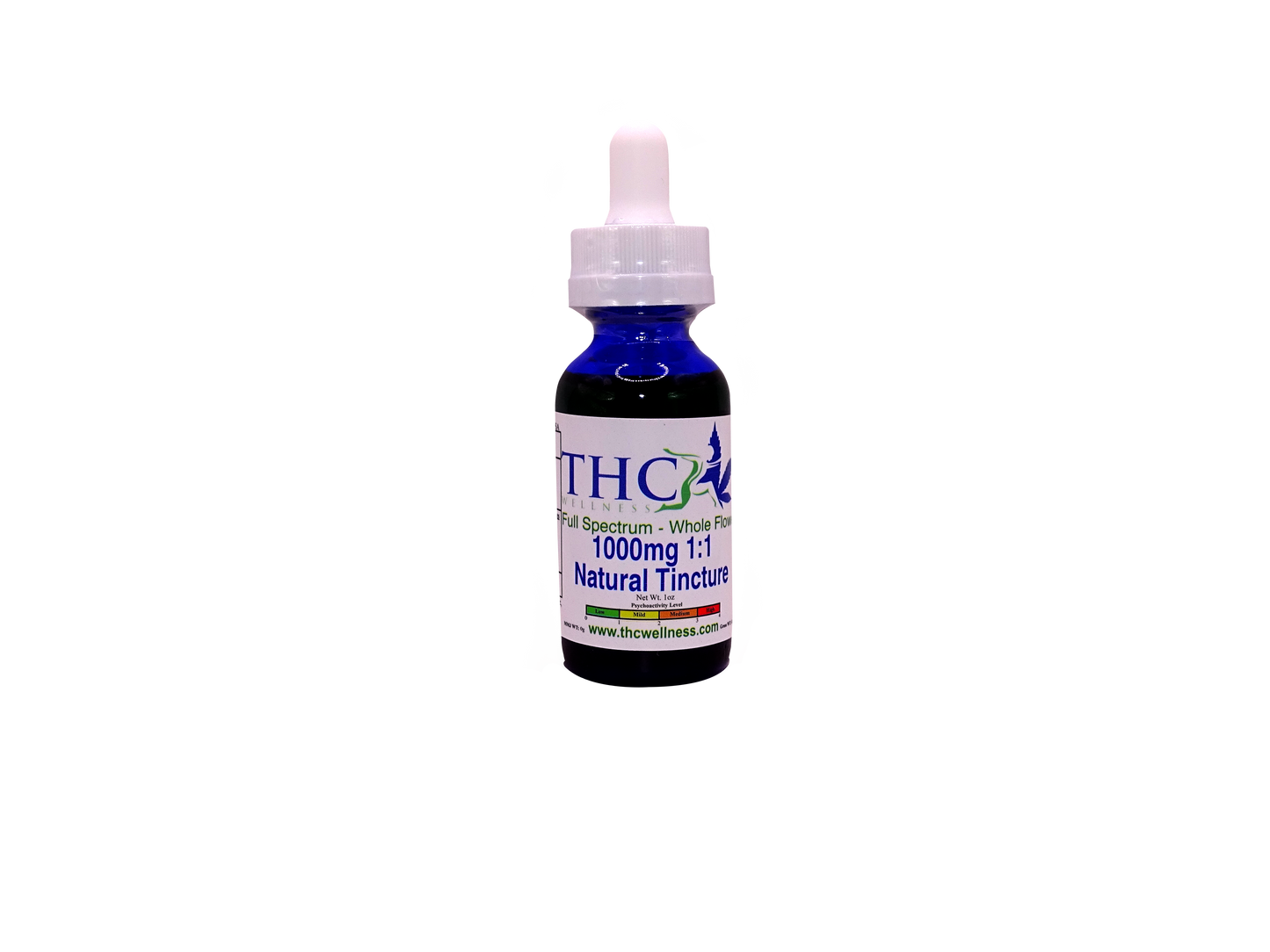 1000mg 1:1 Full Spectrum Tincture