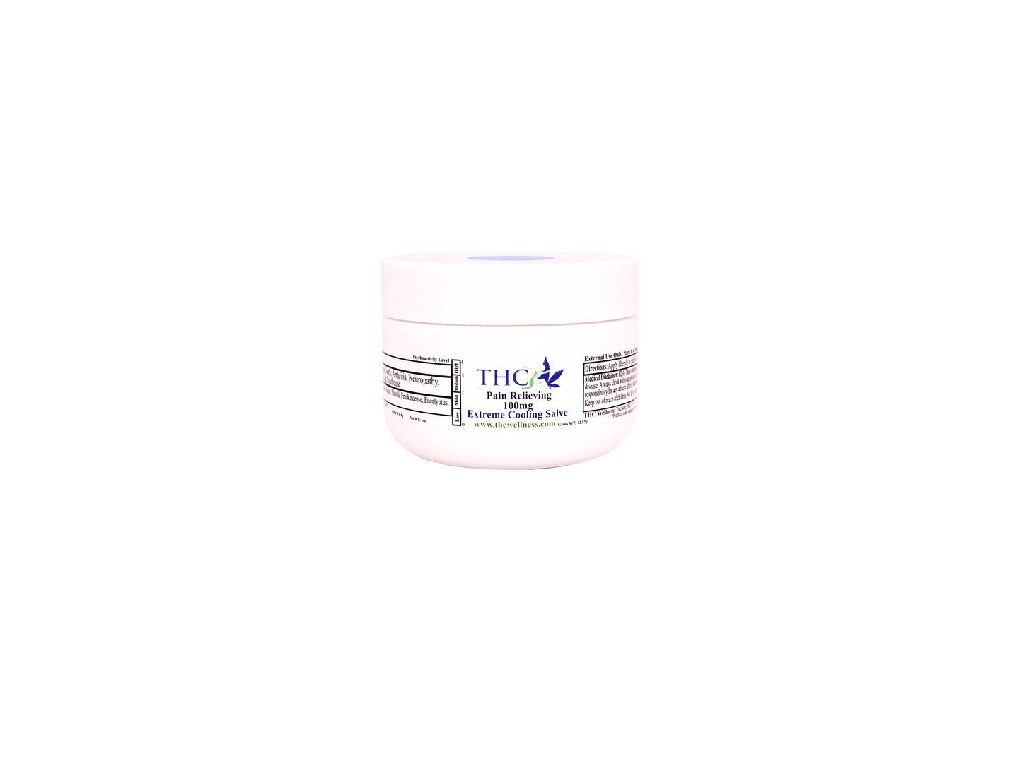 1oz 100mg Extreme Cooling Salve